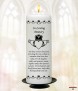 Claddagh Heart Black Wedding Remembrance Candle - Click to Zoom