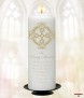 Trinity Cross Gold Wedding Remembrance Candle - Click to Zoom