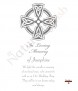 Trinity Cross Silver Wedding Remembrance Candle - Click to Zoom