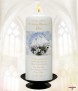 Love Doves Gold Wedding Remembrance Candle - Click to Zoom