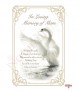 Swan Gold Wedding Remembrance Candle - Click to Zoom