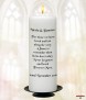 Large Cross Gold Wedding Remembrance Candle - Click to Zoom