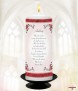 Rose Frame and Photo Wedding Remembrance Candle - Click to Zoom