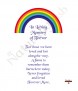 Rainbow Arc Wedding Remembrance Candle - Click to Zoom