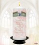 Pink Treasured Memories and Photo Wedding Remembrance Candle - Click to Zoom