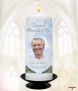 Blue Treasured Memories and Photo Wedding Remembrance Candle - Click to Zoom