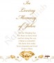 Diamonds are Forever Gold on Ivory - Click to Zoom