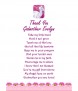 Pink Elephant Thank You Godmother Candle Candle (White/Ivory) - Click to Zoom