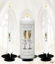 Engagement Glasses Candle (White) - Click to Zoom