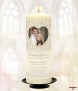 Engagement Love Heart and Photo Candle - Click to Zoom