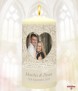 Engagement Love Heart & Photo Favour Candle (Ivory) - Click to Zoom