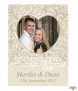 Engagement Love Heart & Photo Favour Candle (Ivory) - Click to Zoom