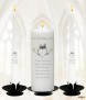 Claddagh Heart Wedding Candles (White) - Click to Zoom