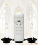 Claddagh Heart Wedding Candles (White) - Click to Zoom