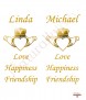 Claddagh Heart Wedding Candles (Ivory) - Click to Zoom