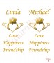 Claddagh Heart Wedding Candles (Ivory) - Click to Zoom
