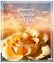 Rose & Treasure Memorial Favour (White/Ivory) - Click to Zoom