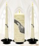 Hand To Hand Gold Wedding Candles (Ivory) - Click to Zoom