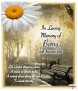 Bench & Flower Memorial Favour (White/Ivory) - Click to Zoom