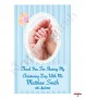 Blue Butterfly Christening Favour (White) - Click to Zoom