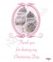 Pink Vintage Frame Shoes Christening Favour (White) - Click to Zoom