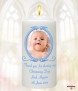 Blue Vintage Frame and Photo Christening Favour (White) - Click to Zoom