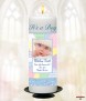 Quilt Boy Photo Candle (White) - Click to Zoom