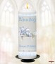 Blue Teddy and Toys Photo Candle (White) - Click to Zoom