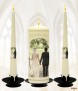 Together Forever Gold Wedding Candles (Ivory) - Click to Zoom