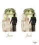 Together Forever Gold Wedding Candles (White) - Click to Zoom