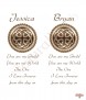 Celtic Sheild Wedding Candles (Ivory) - Click to Zoom