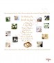 Memories Collage Gold Rings Wedding Candles (Ivory) - Click to Zoom