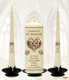 Celtic Heart Wedding Candles (Ivory) - Click to Zoom