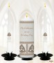 Trinity Knot Gold Wedding Candles (White) - Click to Zoom