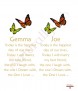 Orange and Green Butterflies Gold Wedding Candles (White) - Click to Zoom