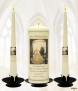 Church Door Gold Wedding Candles (Ivory) - Click to Zoom