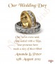 Wedding Gold Rings Wedding Favour (Ivory) - Click to Zoom