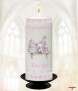 Pink Teddy and Toys Candle (White) - Click to Zoom