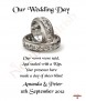 Wedding Gold Rings Wedding Favour (White) - Click to Zoom