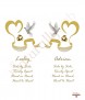 Two Hearts & Dove Wedding Candles (Ivory) - Click to Zoom