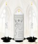 Two Hearts & Dove Wedding Candles (White) - Click to Zoom