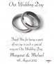 Memories Collage Silver Rings Wedding Favour (White) - Click to Zoom