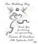 Two Hearts & Doves Wedding Favour Candles - Click to Zoom