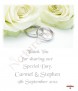 Rose & Silver Gold Wedding Favour (White) - Click to Zoom