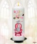Lucky Cat Get Well Soon Personalised Candle - Click to Zoom