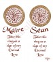Celtic Wedding Candles (Ivory) - Click to Zoom