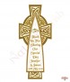 Celtic Cross Gold Wedding Favour (White) - Click to Zoom