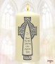 Celtic Cross Navy & Silver Wedding Favour (Ivory) - Click to Zoom
