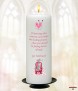 Lucky Cat Get Well Soon Personalised Candle - Click to Zoom