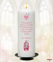 Lucky Cat Get Well Soon Personalised Candle - Click to Zoom